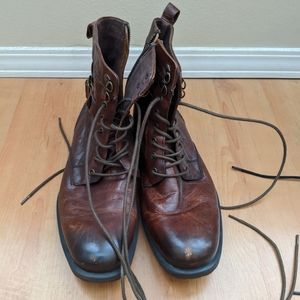 Aston Grey Brown Boots